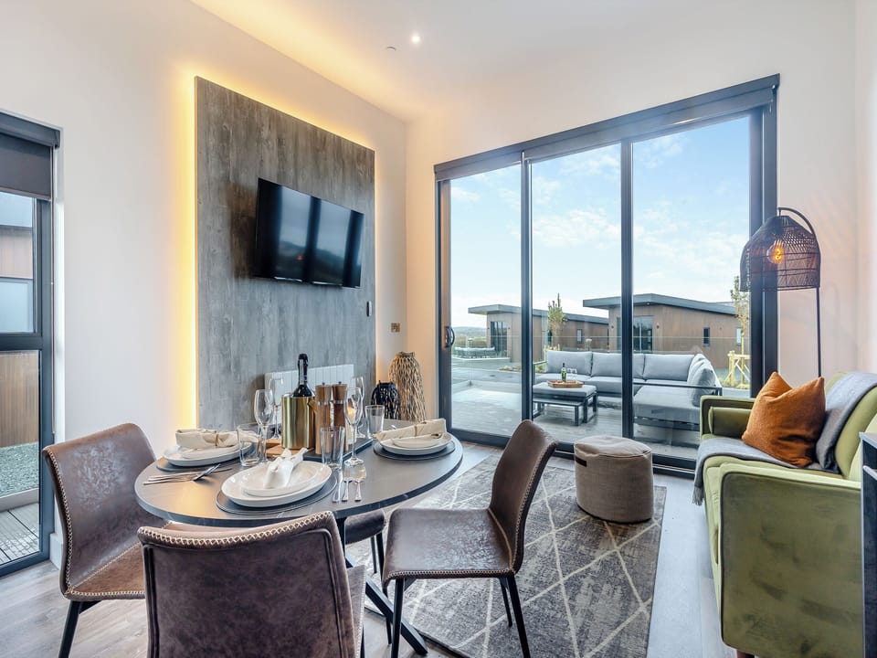 Open plan living space | Lligwy Lodge 3 - Ty Llwyd, Llangefni