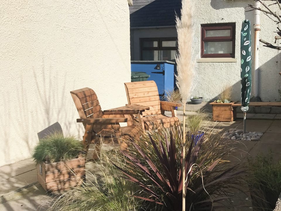 Garden area | Seahaven Cottage, Portknockie