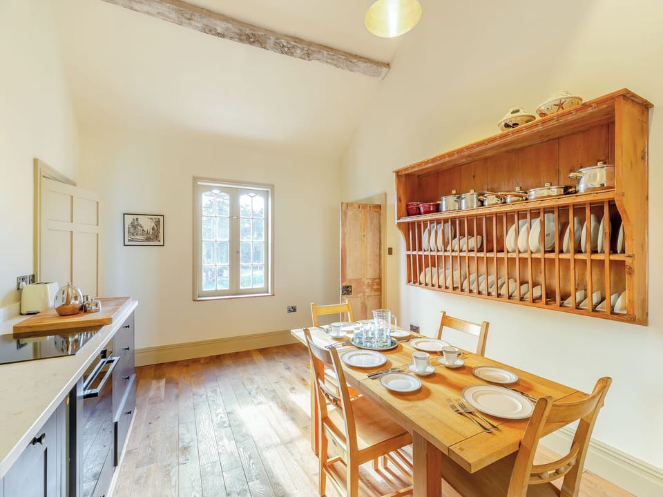 Dining Area | Apartment at Llanerchydol Hall, Welshpool