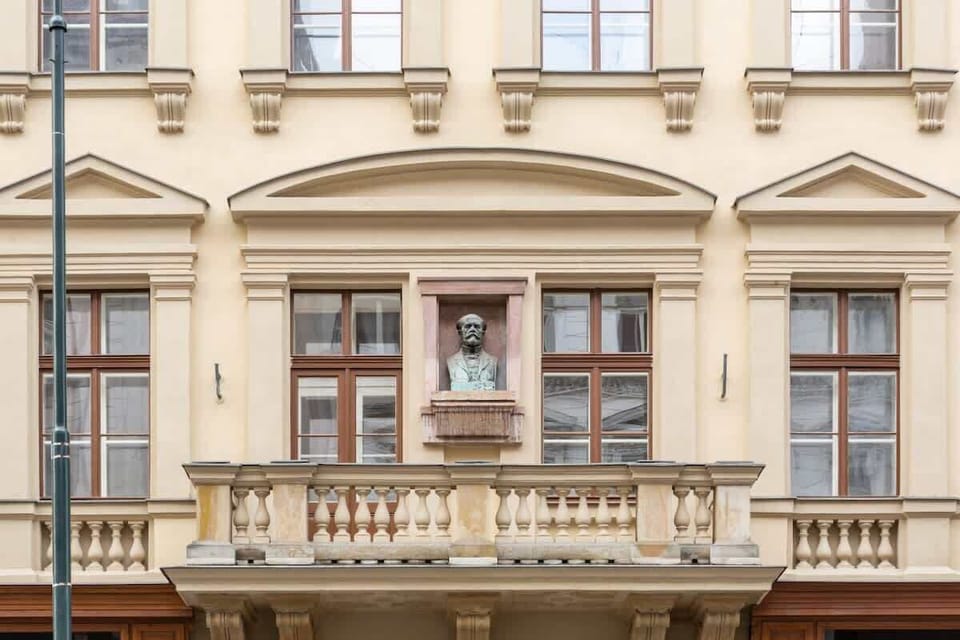Bust of the most famous Czech composer Antonín Dvořák