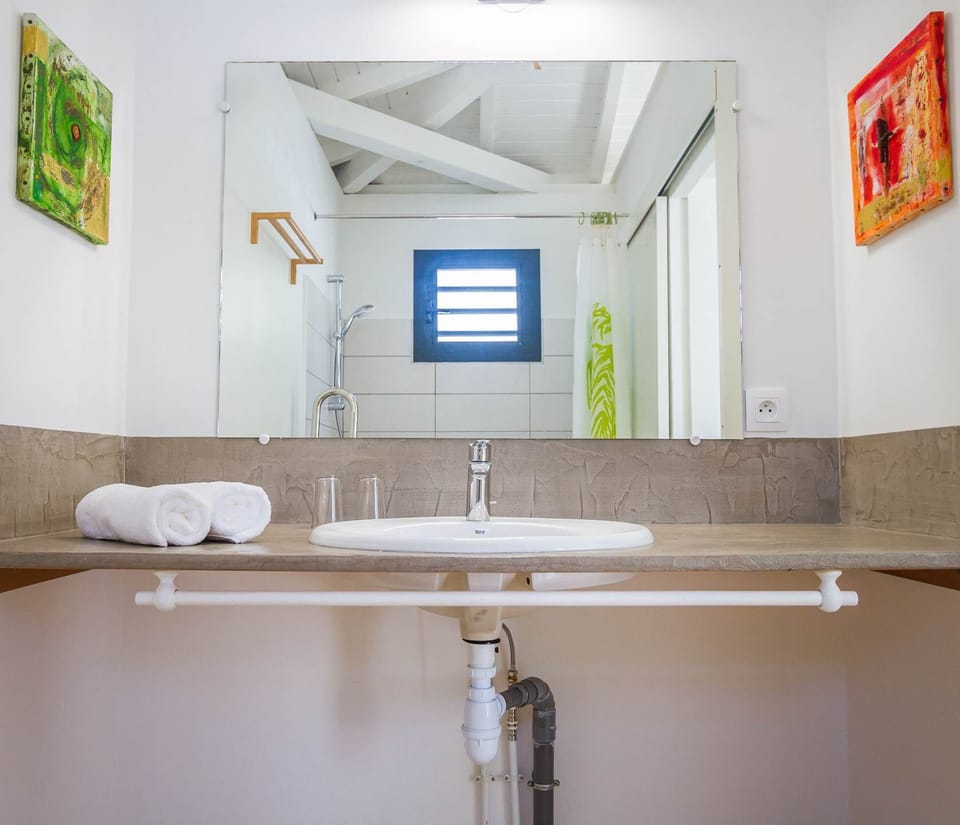 Iguane House villas & Micro Spa Villa Mangrove salle de douche