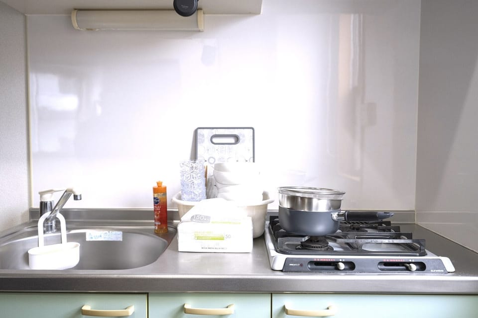Apartment, Non Smoking, Balcony | Private kitchen | Fridge, microwave, stovetop, electric kettle