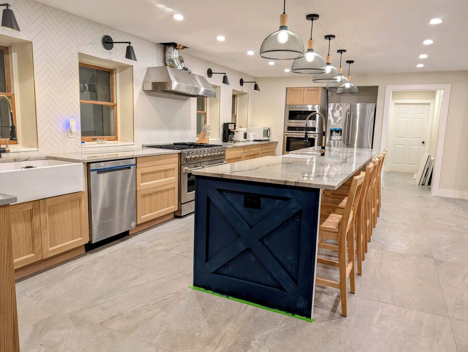 A real chef's kitchen 