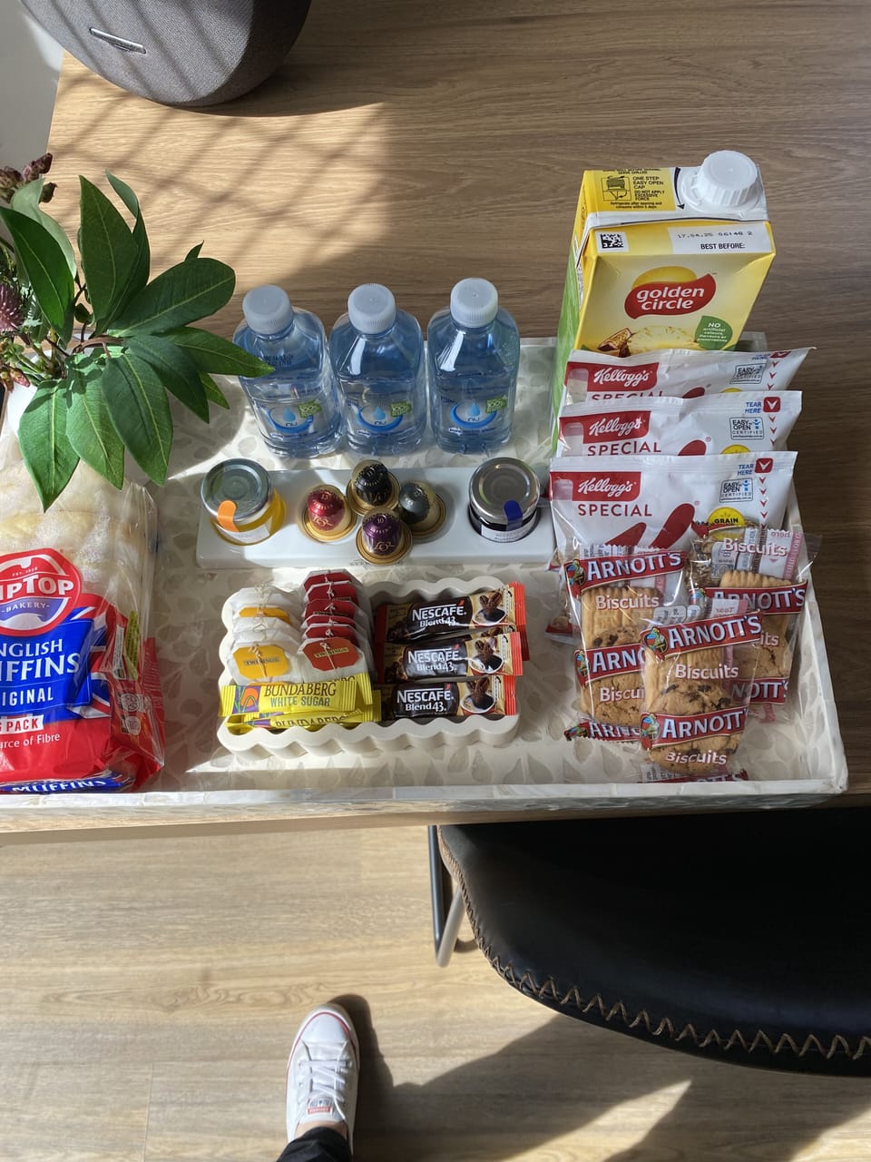 Complimentary continental breakfast