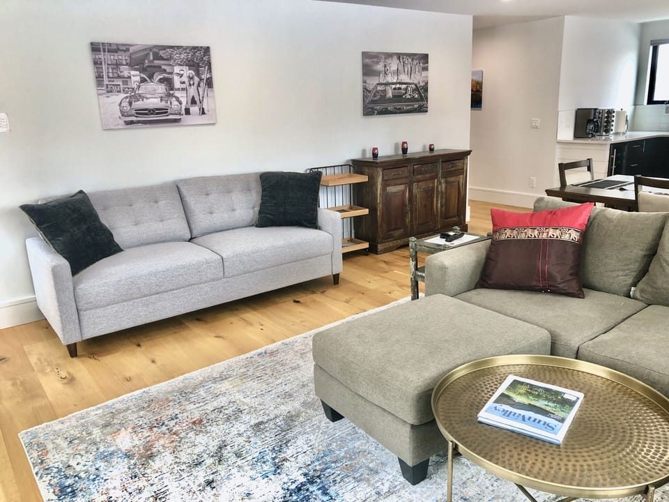 Luxury Sofa Bed in Living Room sleeps up to two additional guests (double size)