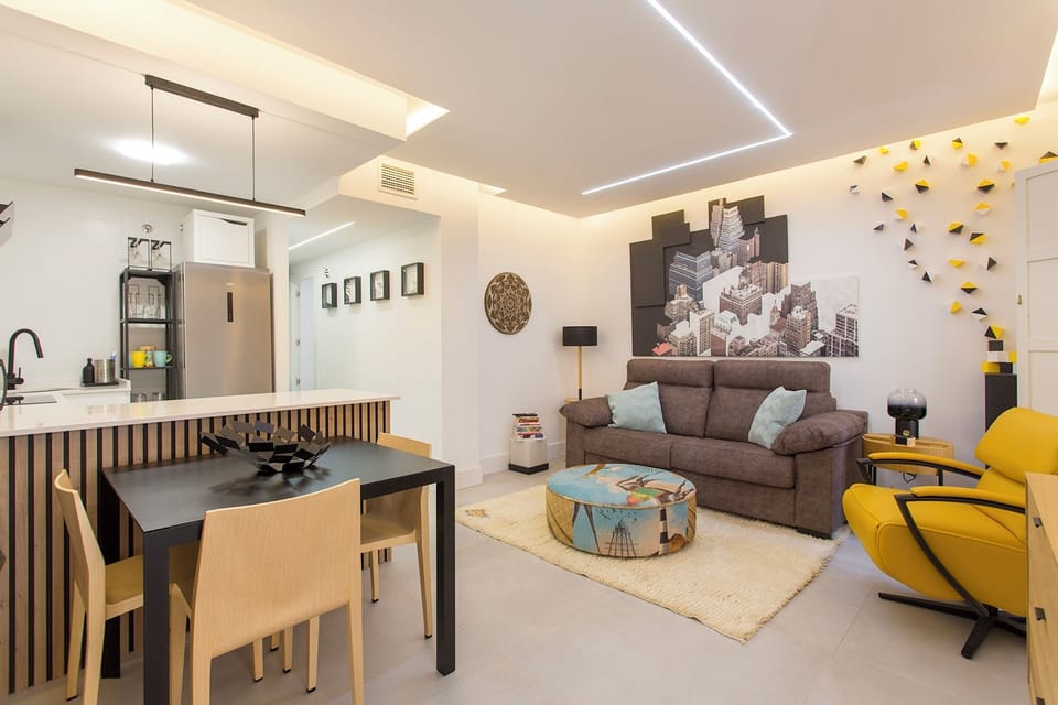 Apartment, 1 Bedroom, Balcony | Living area