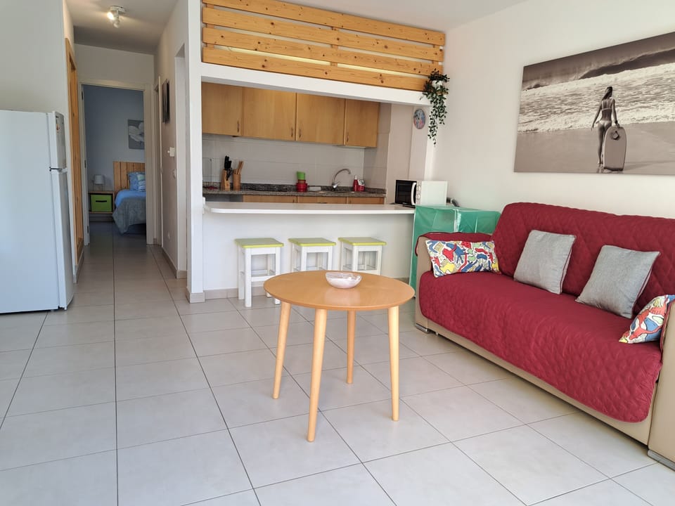 Apartment, 1 Bedroom, Smoking, Balcony | Living area