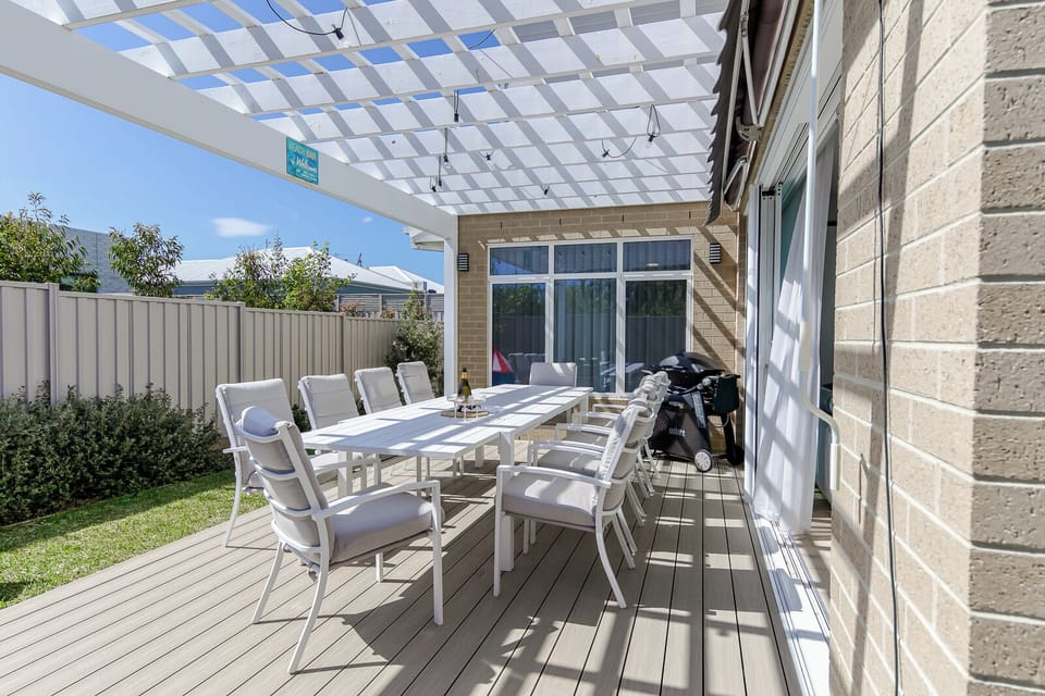 Entertainment area with BBQ