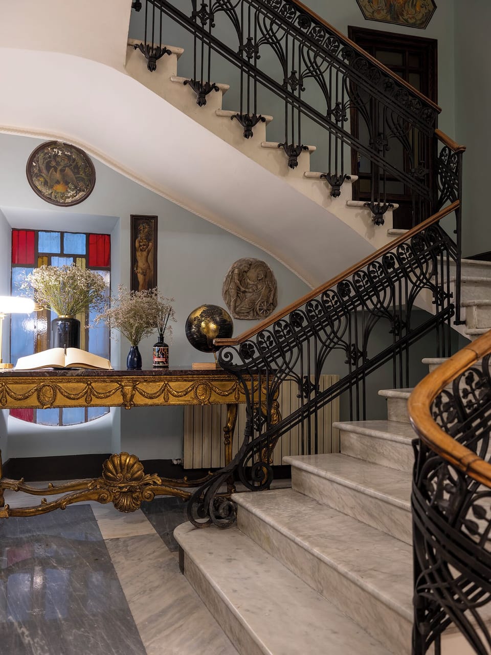 Interior entrance