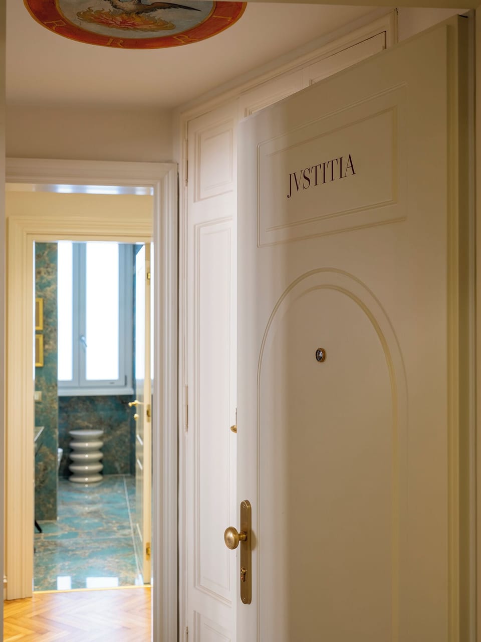 Interior entrance