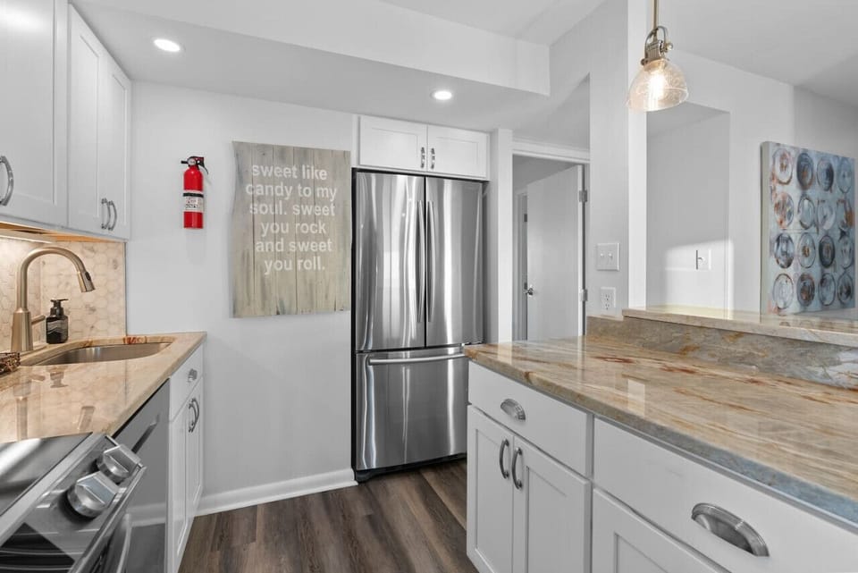 The heart of the home — a full kitchen that inspires every cook. _