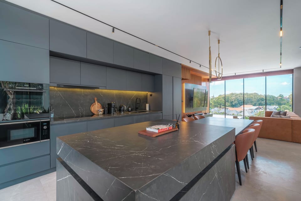 Luxury Villa, Pool View | Private kitchen | Fridge, stovetop, coffee/tea maker, cookware/dishes/utensils