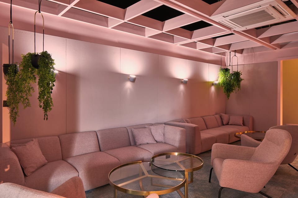 Lobby sitting area
