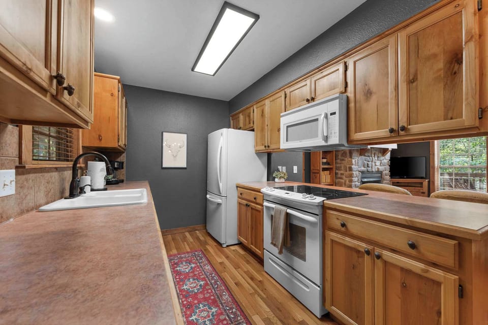 Lots of room on the countertops for cooking or serving up your delicious meals!