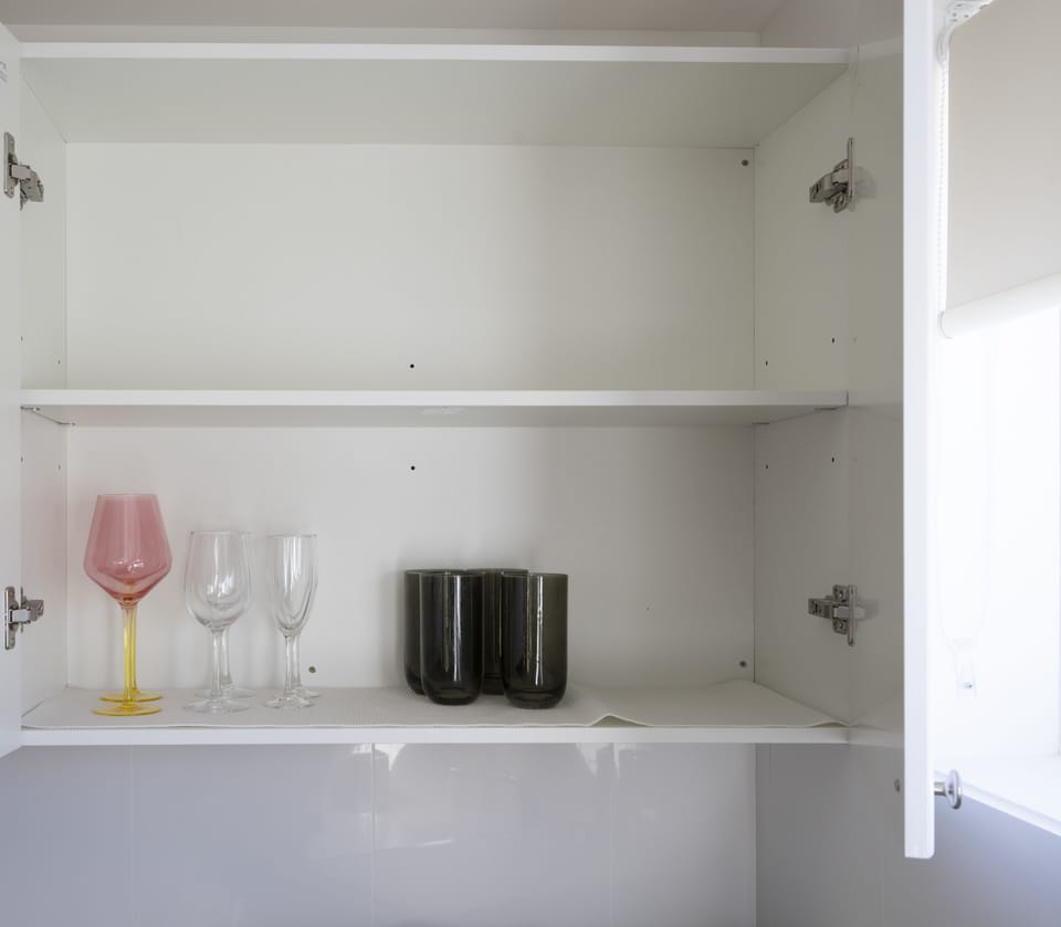 Wine glasses.
