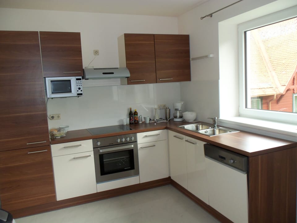 Fully equipped kitchen of Apartment with Mountain View