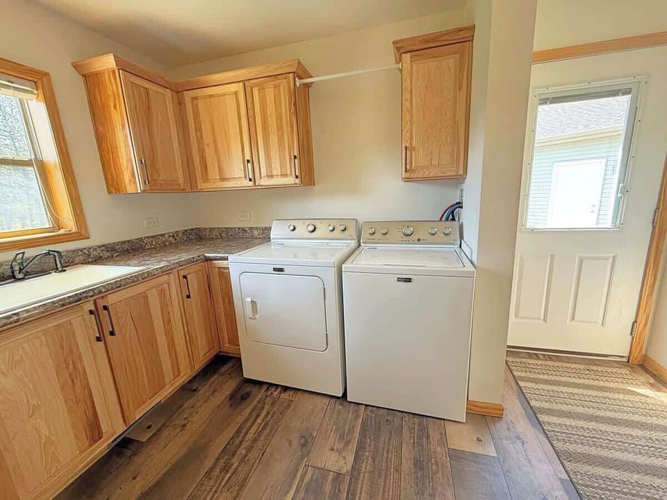 Large washer and dryer 