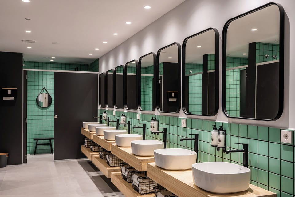 Shared bathroom