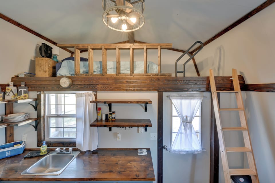 Ladder to Loft 1