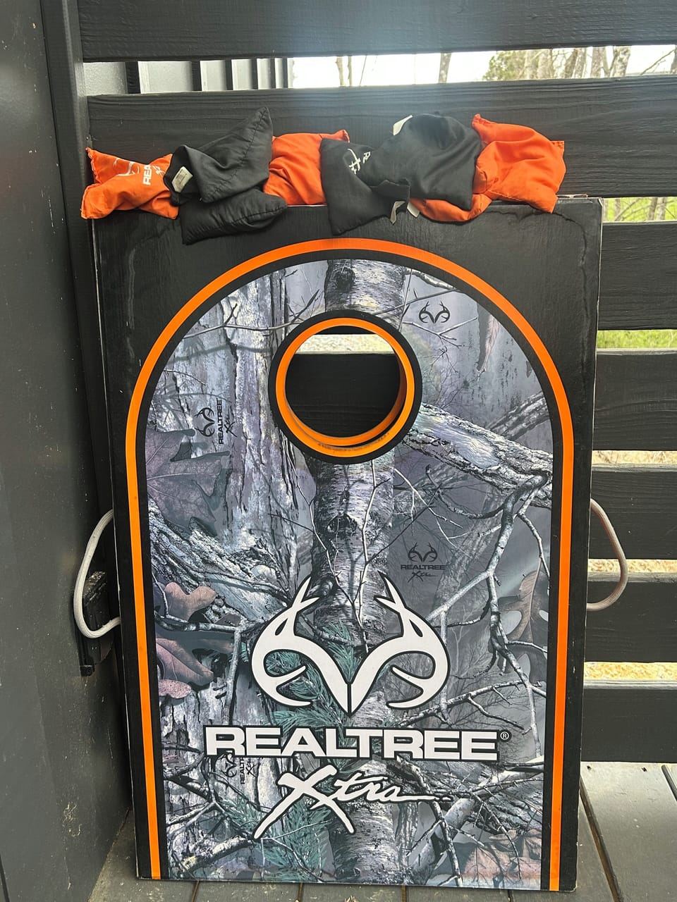 Challenge your group to a game of corn hole, or horseshoes.