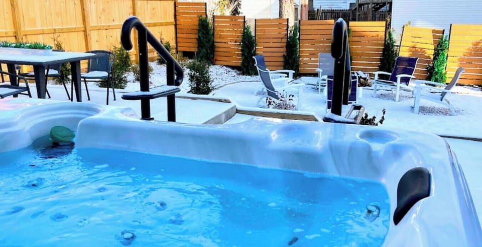 Private Spa Escape – Enjoy a relaxing soak in the hot tub, tucked away in a fully fenced backyard sanctuary.