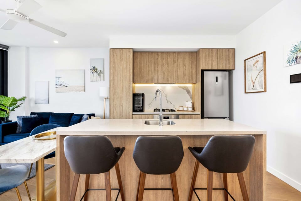Fully equipped modern kitchen
