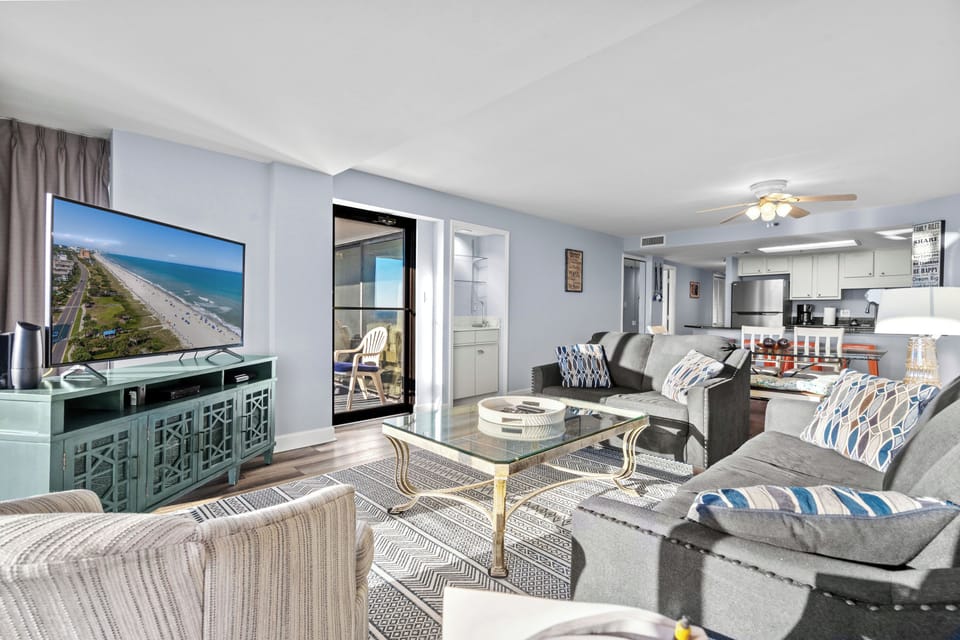 Living room with access to balcony