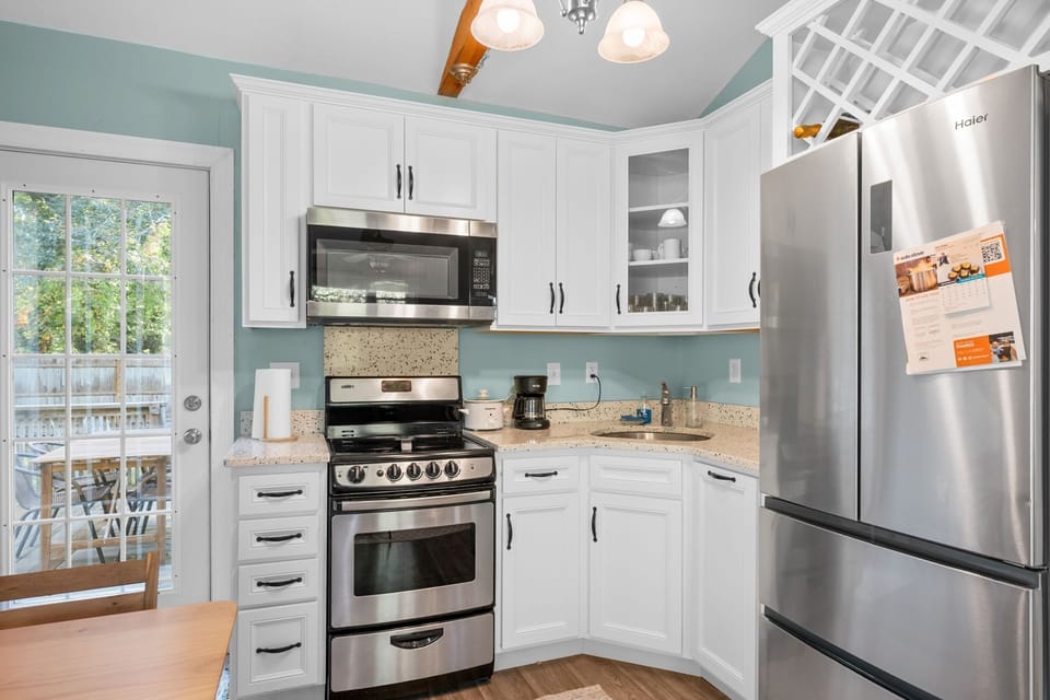 Kitchen with updated appliances