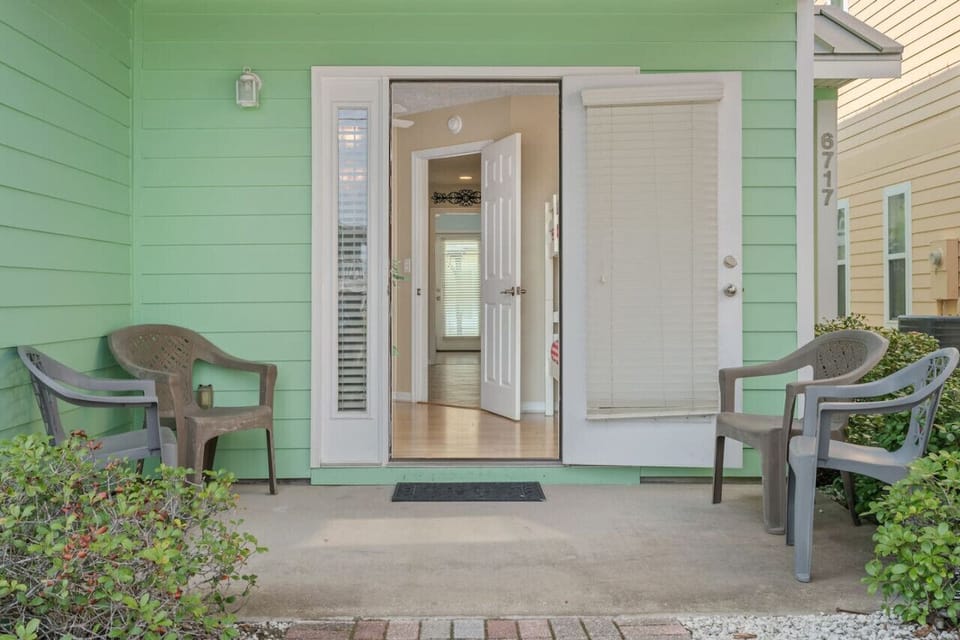 A room with convenient outside access, making it easy to step out and enjoy the outdoors whenever you please!