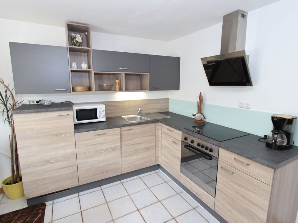 Fridge, microwave, coffee/tea maker
