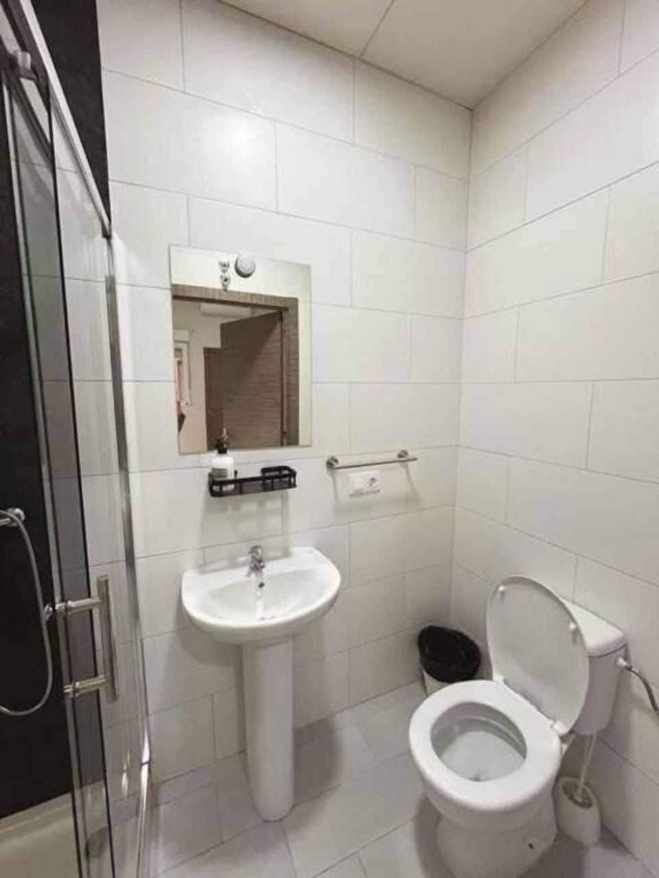 Towels, soap, shampoo, toilet paper