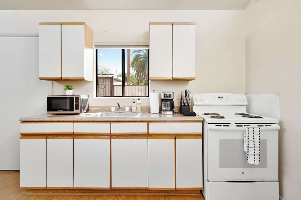 A bright and functional kitchen ready for your culinary adventures.