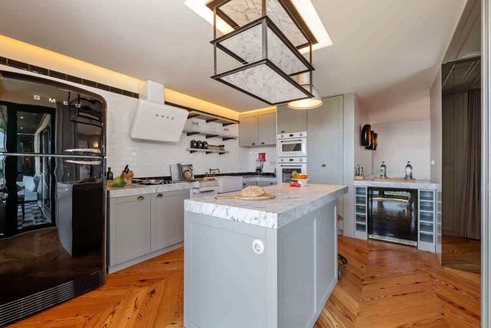 Chef's kitchen with SMEG appliances