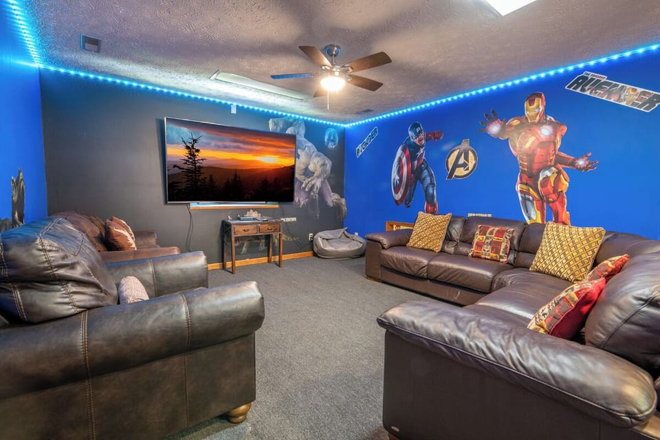 Peachtree's theater room