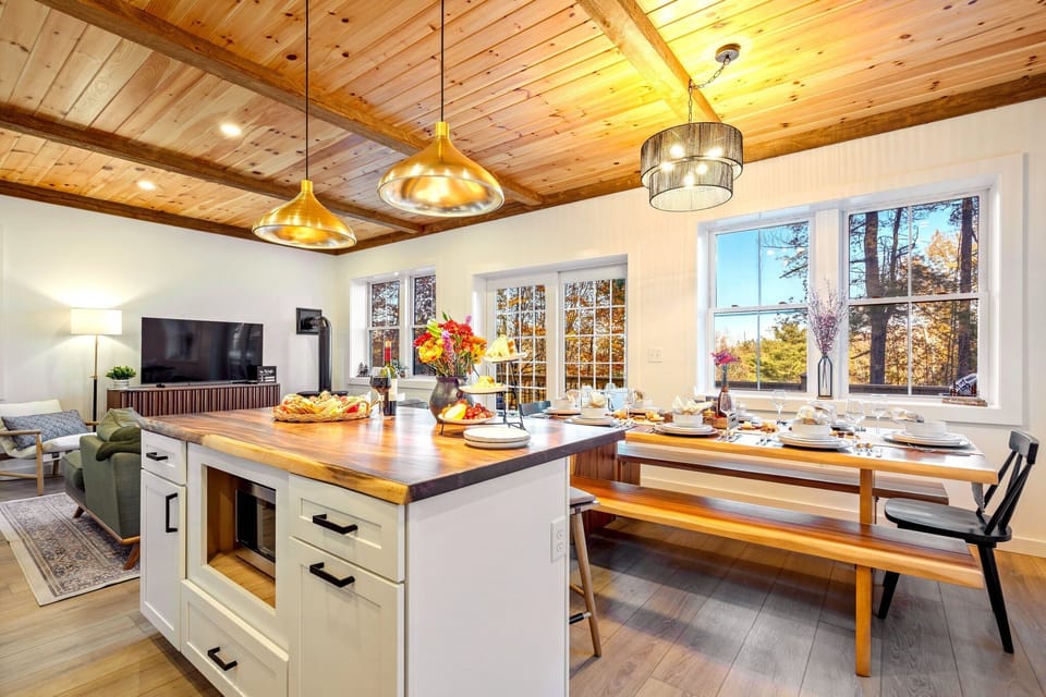 This island kitchen is perfect for meals and memories.
