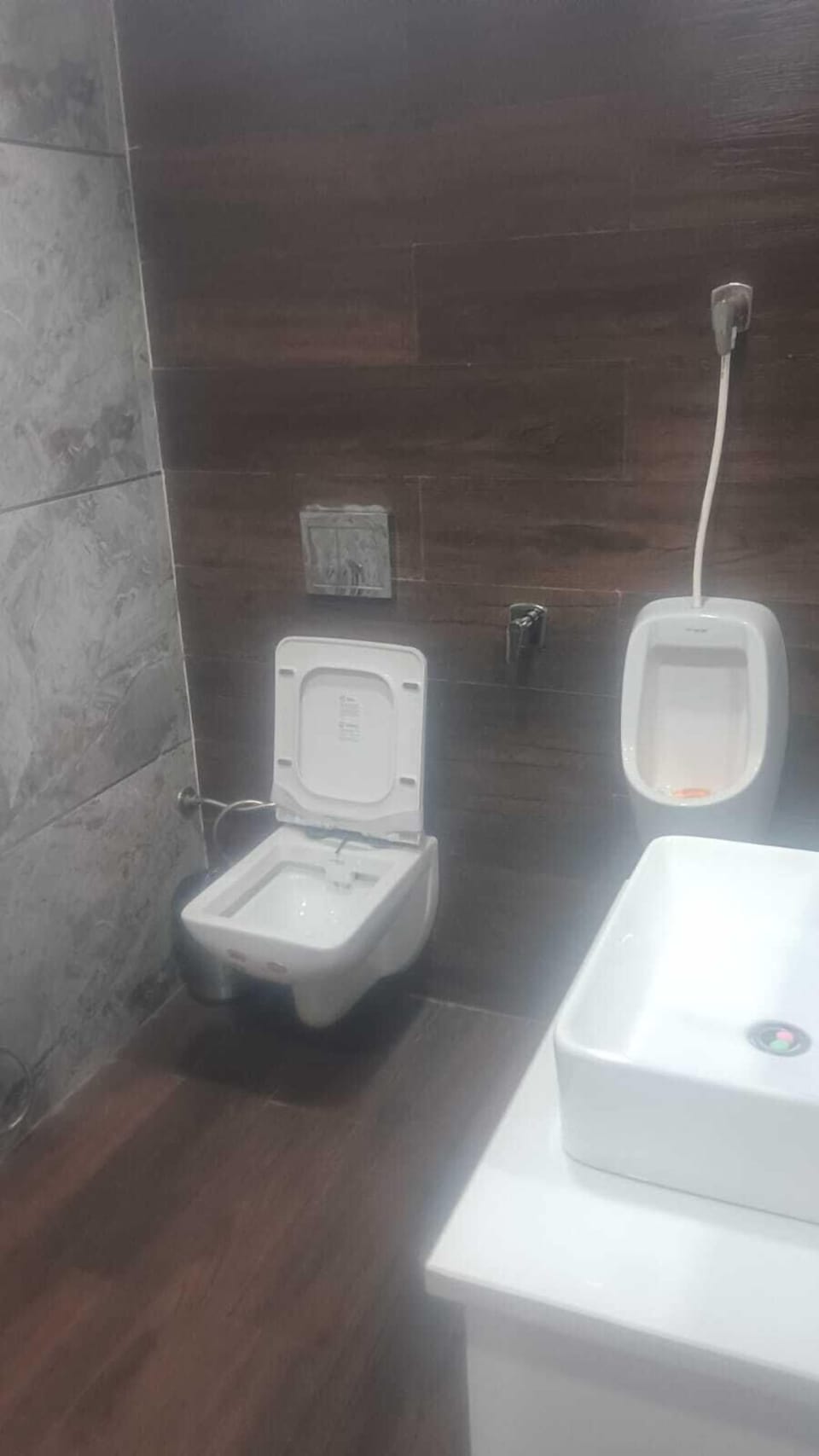 Soap, shampoo, toilet paper