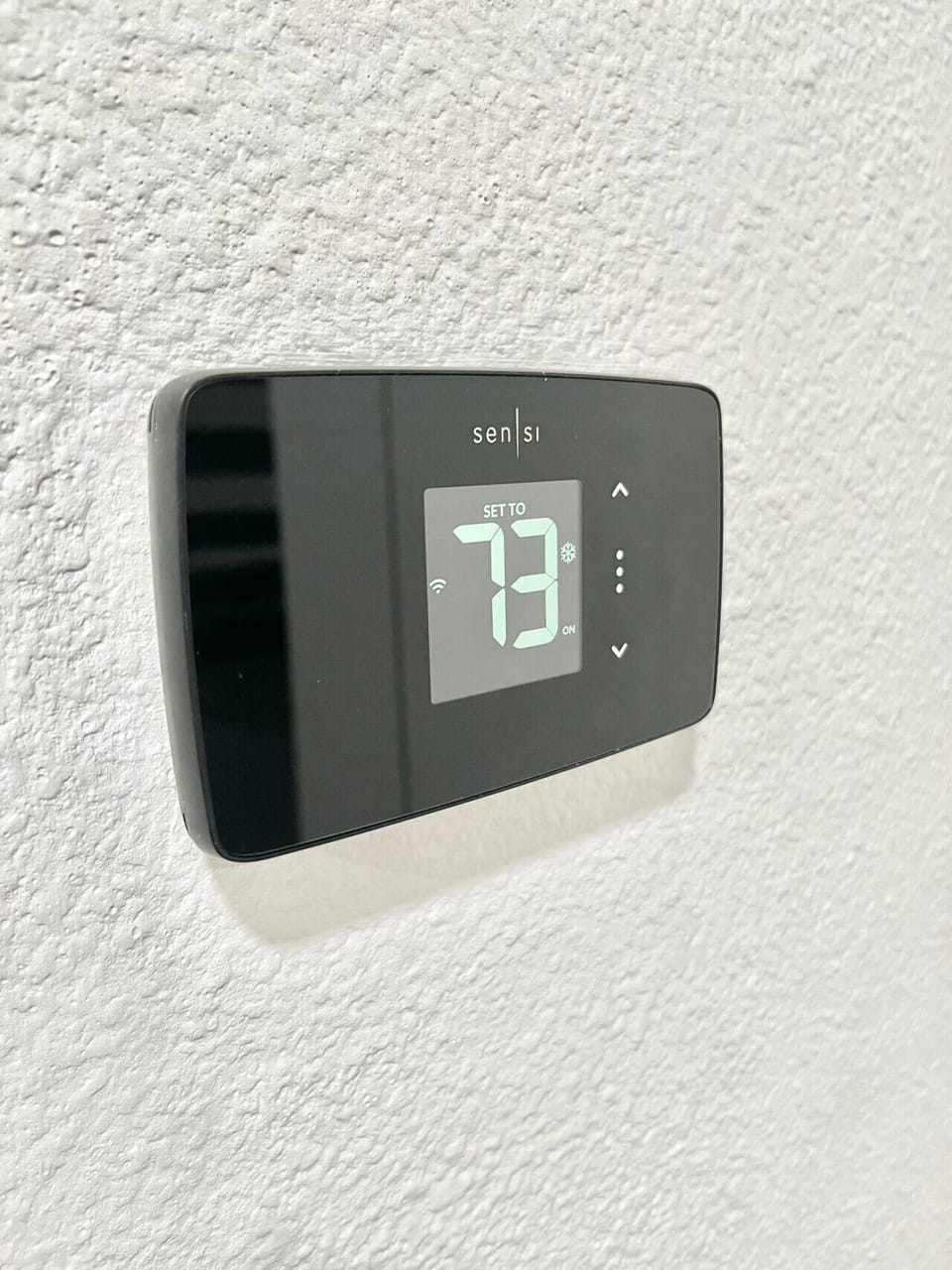 Smart thermostat keeps your stay just right, day or night