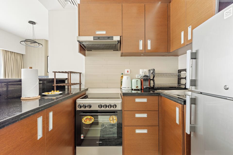 Comfort Studio | Private kitchen | Fridge, microwave, oven, stovetop