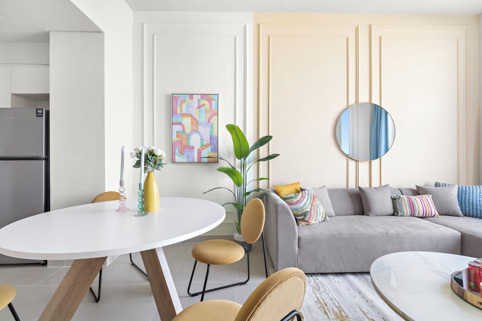 Classic Apartment | Living area | 50-inch Smart TV with digital channels