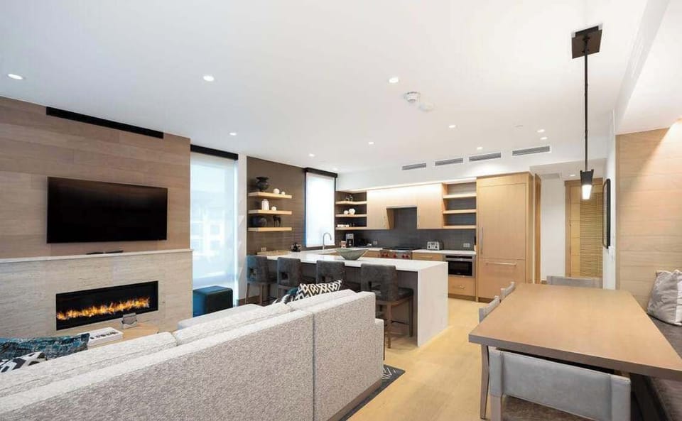 Dining area, living room, kitchen