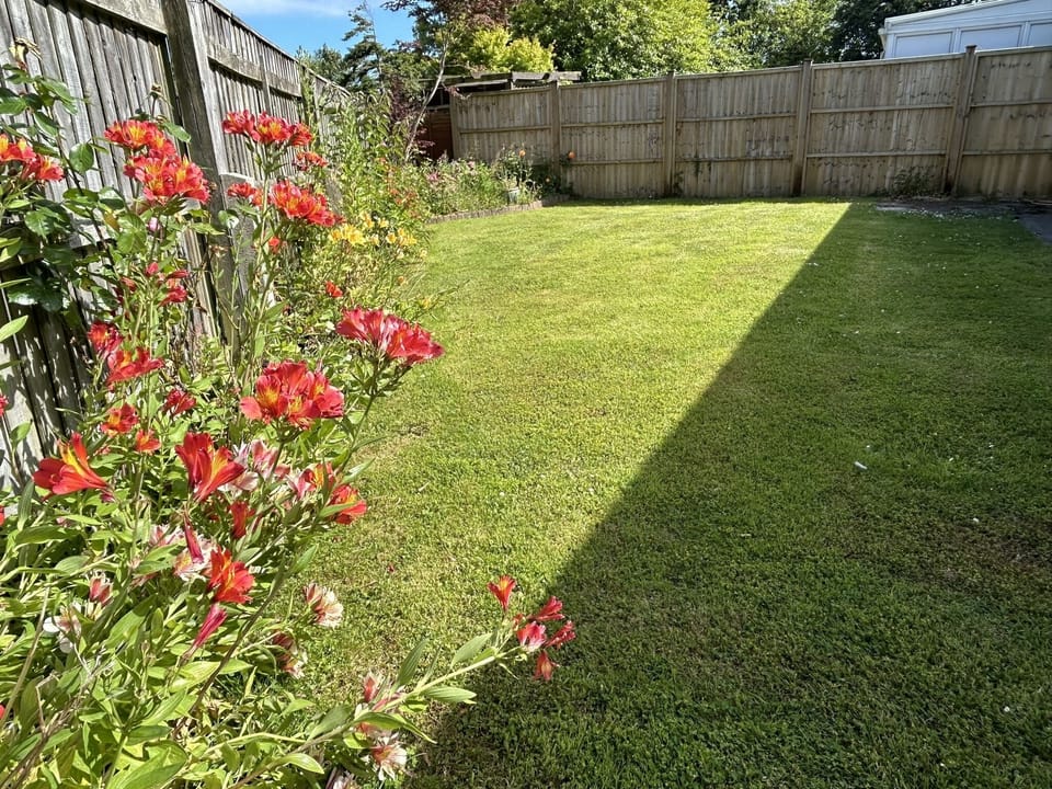 Private Rear garden
