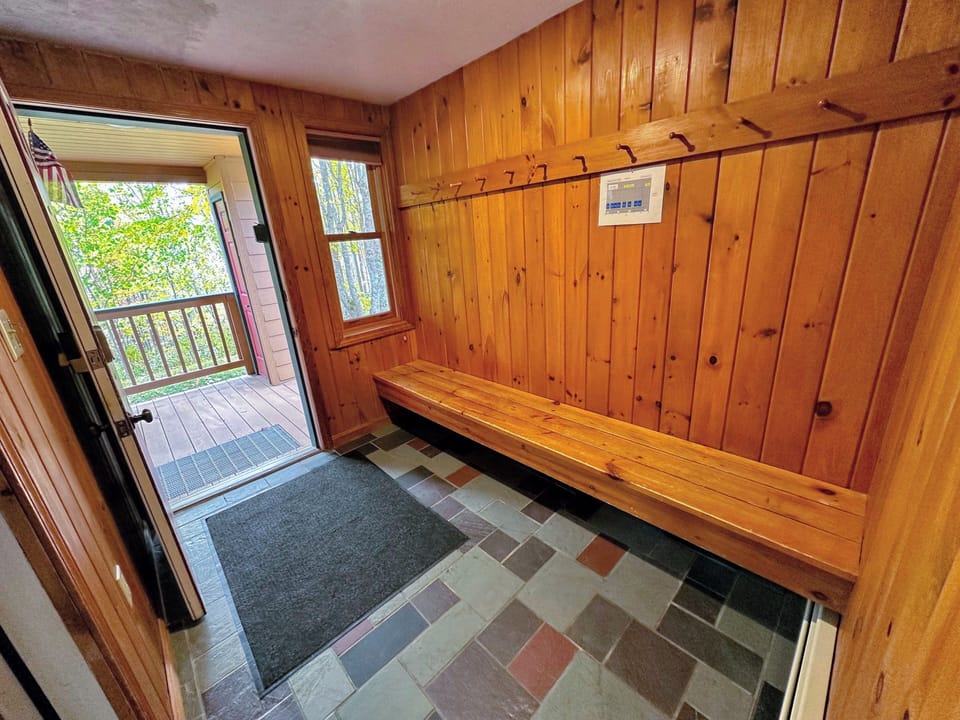 Convenient mudroom.