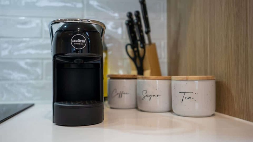 Capsule coffee machine and tea bags are complimentary for your stay.
