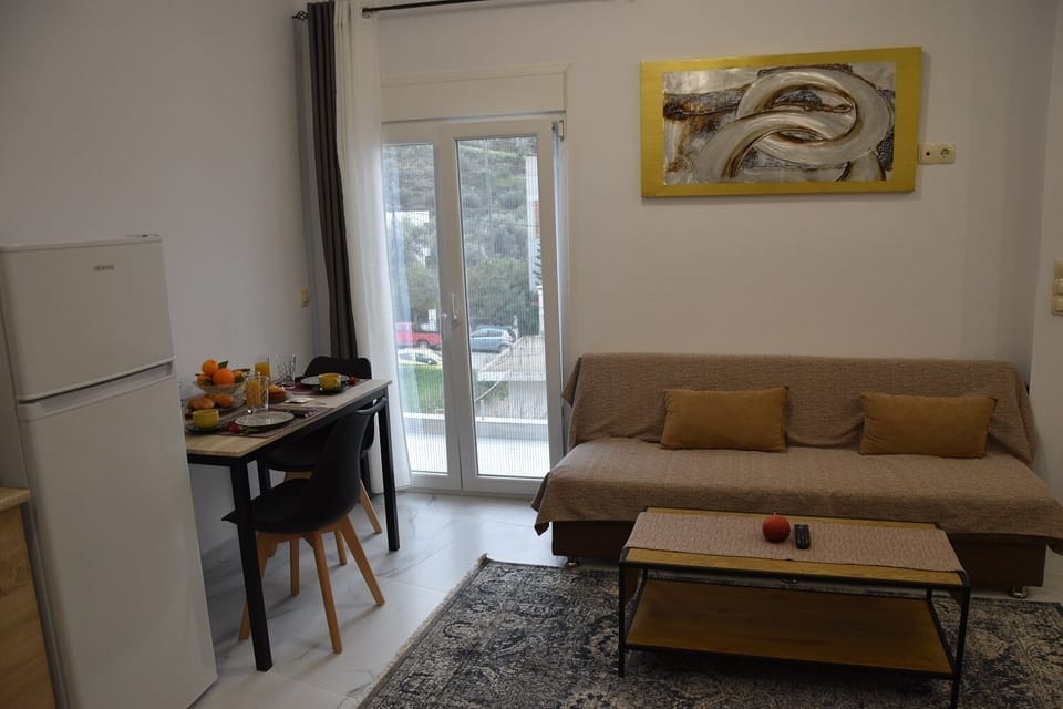 Deluxe Apartment, Mountain View | Living area