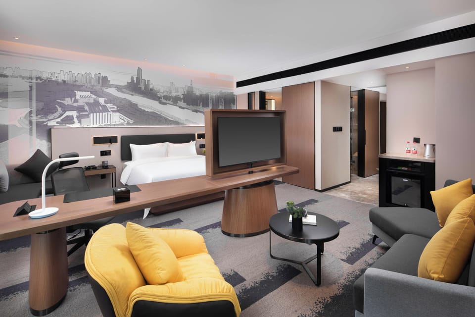 Business Suite, City View | In-room safe, desk, laptop workspace, blackout drapes