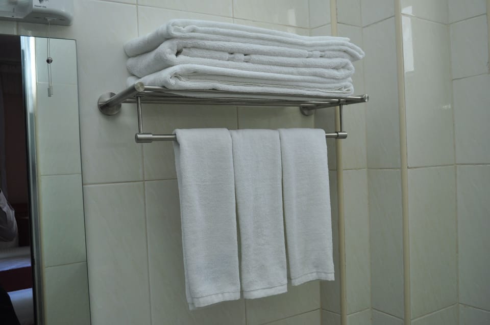 Standard Single Room, 1 Twin Bed, Private Bathroom, City View | Bathroom amenities | Shower, free toiletries, slippers, towels
