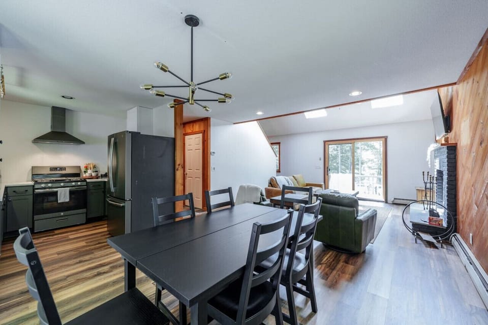 Spacious dining area for family meals.