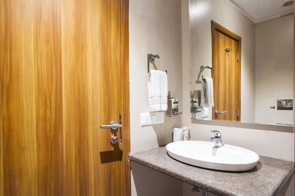 Shower, free toiletries, hair dryer (on request), bathrobes
