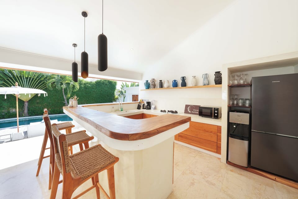 Villa, 3 Bedrooms, Pool View | Private kitchen | Microwave, oven, stovetop, cookware/dishes/utensils