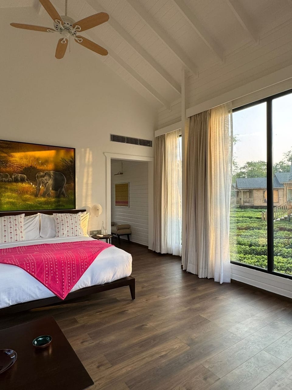 Luxury Chalet, Garden View | 1 bedroom, premium bedding, minibar (some free items), desk